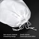 thumbnail image 4 of Viaje Zapatos Bolsas No-Tejido Tela Zapatos Bolsa Almacenamiento Organizador con Cuerda para Hombres o Mujeres blanco 36x27cm, 4 of 5