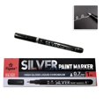 thumbnail image 2 of Silver Liquid Markers Reflective Liquid Paint Pens Set High Gloss Art Car DIY Model Repair Markers Set For Plastic Glass Ceramic 2ml, 2 of 9