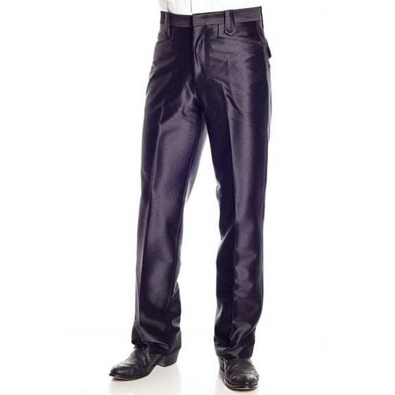 Circle S Mens Black 100% Polyester Swedish Knit Snap Ranch Dress Pant 37