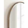 thumbnail image 4 of Kate and Laurel Gwendolyn Antique Beaded Arch Wall Mirror, 20 x 30, Gold, Sophisticated Vintage Bathroom Mirror Wall Decor with Detailed, Beaded Frame, 4 of 9