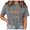 2-Gray, variant on Giffimy Women's Black Feelings Characters Graphic Vintage Washed T-Shirt Short Sleeve Relaxed Fit Top
