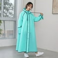thumbnail image 4 of Imperméable Adulte Imperméable Anti-Tempête Randonnée Cyclisme avec Double Bord de Chapeau Fermeture Éclair, 4 of 5