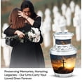thumbnail image 4 of Christ with Blue Sky Urn for Human Ashes, Mini Keepsake Urns for Ashes Adult Male, Small Funeral Urns for Ashes, Decorative Cremation Urns for Ashes Adult Female, 3 Inch, 2pcs, 4 of 5