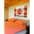 thumbnail image 6 of Parvez Taj "Canadian Leaf" Painting Print on White Wood, 6 of 7