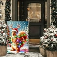 thumbnail image 4 of Christmas Garden Flag Winter Flag Candy Cane Holly Flower Garden Flag Candy Cane and Holly Design for Festive Outdoor Yard and Patio Lawn Decoration Banner, 4 of 5