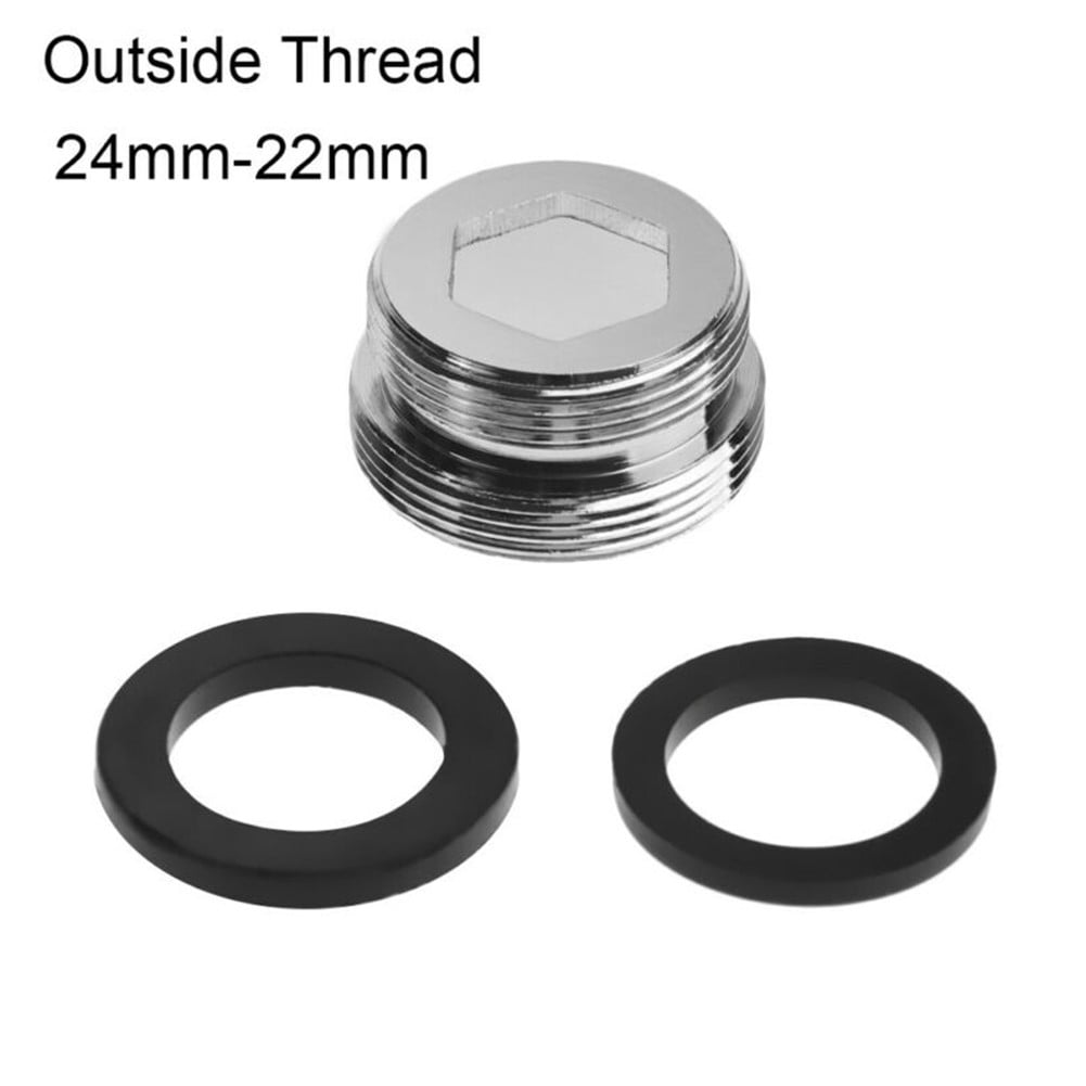 Metal Adaptor Outside Thread Water Saving Kitchen Faucet Tap Aerator Connector 