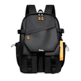 thumbnail image 1 of Mochila Belug Para Laptop Impermeable Bolsa negro detalles naranja, 1 of 5