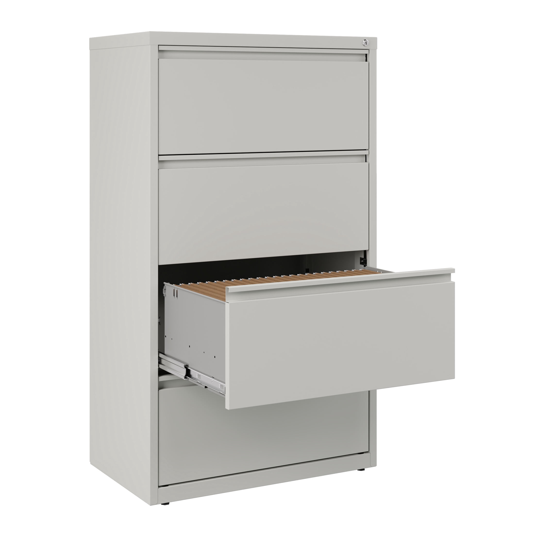 HL10000 Series 30-inch Wide 4-Drawer Lateral File Cabinet, Light Gray