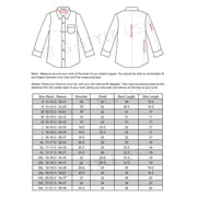G-Style USA Men's Regular Fit Short Sleeve Solid Color Dress Shirts - RED - 2XL/18-18.5