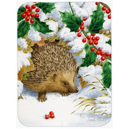 

Hedgehog And Holly Glass Cutting Board Large