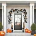 thumbnail image 5 of Boovnll 5.8Ft Halloween Garland, Artificial Maple Leaves Pumpkin Garland Hanging Halloween Garland for Mantle Halloween Indoor Outdoor Fireplace Party Decor, Halloween Decorations, 5 of 6