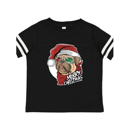 

Inktastic Merry Christmas Pug Gift Toddler Boy or Toddler Girl T-Shirt