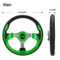 thumbnail image 5 of Roykaw Golf Cart Steering Wheel Universal for EZGO Club Car Yamaha, Golf Cart Accessories, Green, 5 of 8