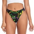 thumbnail image 1 of Balery Mardi Gras6 Tangas de Algodón para Mujer con Estampado – Ropa Interior Sexy, Transpirable, G-string-Large, 1 of 6
