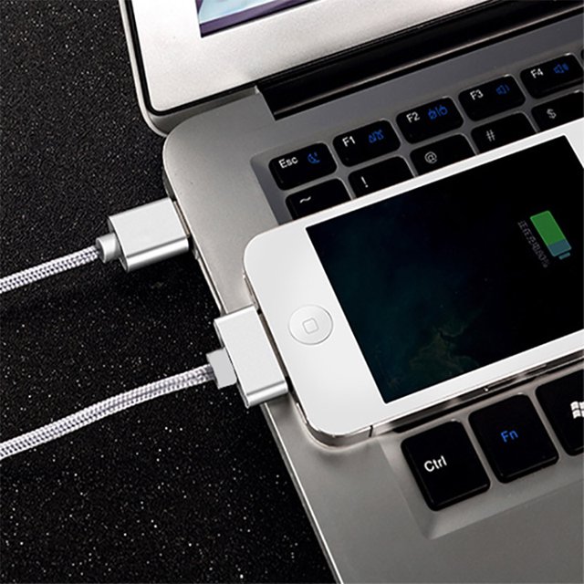Cable de datos Easy Jin para Apple 4s, iPad2, tableta, computadora, cable de carga trenzado de nailon de carga rápida