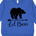 thumbnail image 3 of Inktastic Lil Bear Boys Cute Baby Toddler Sweatshirt, 3 of 4