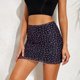 thumbnail image 5 of Falda de malla con estampado informal a la moda para mujer falda Sexy con cintura elástica Wmkox8yi  FGJ2350, 5 of 9
