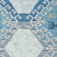 thumbnail image 5 of SAFAVIEH Saffron Olgica Abstract Geometric Wool Area Rug, Turquoise/Blue, 3' x 5', 5 of 6