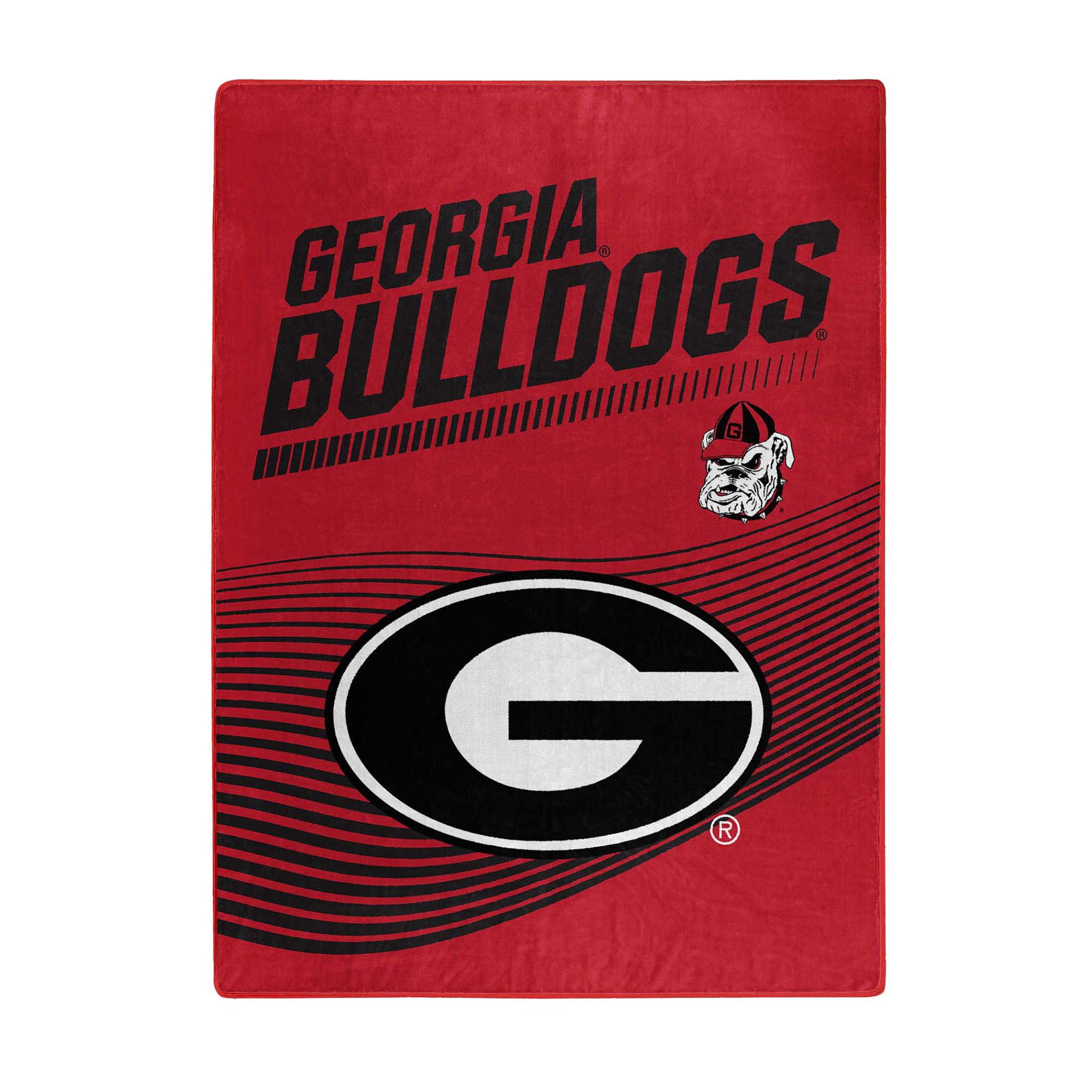 Georgia Bulldogs Northwest NCAA Officially Licensed Raschel Throw Blanket - 60" x 80"