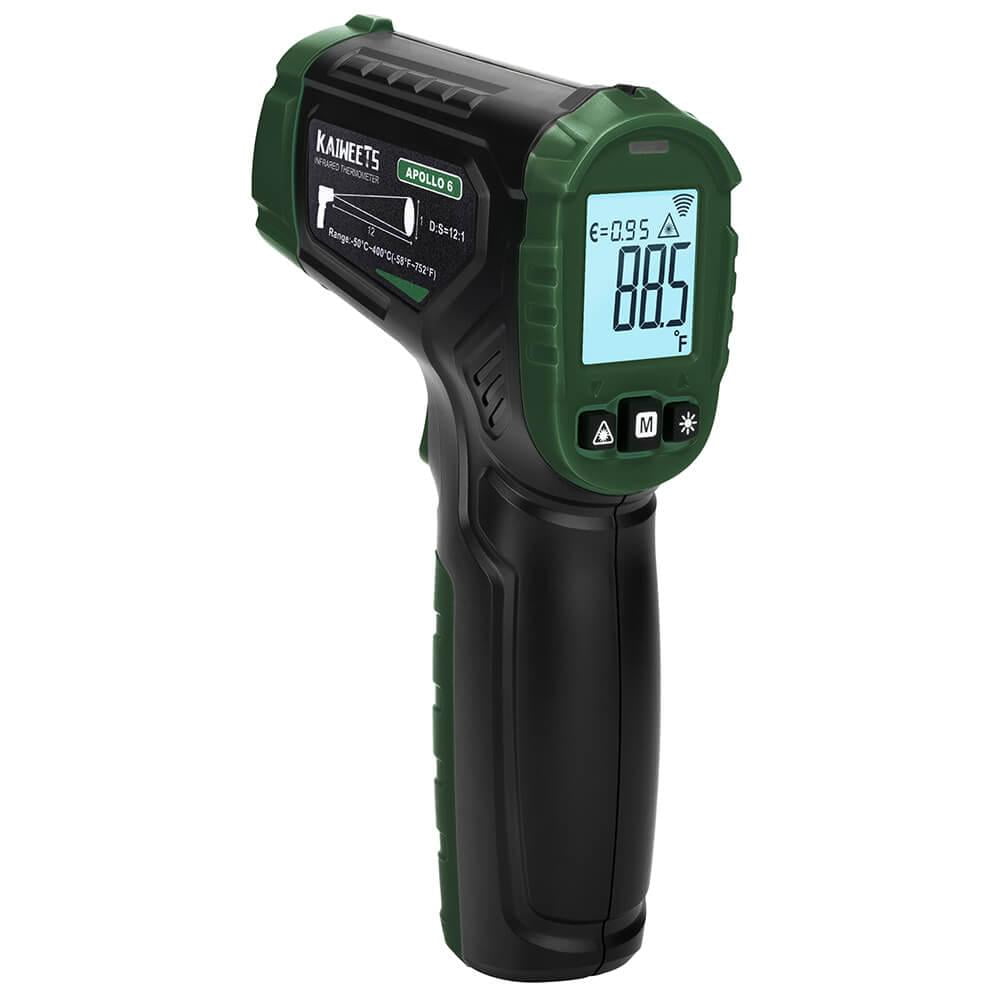 KAIWEETS Apollo 6 Digital Infrared Thermometer Gun(NOT for Humans) NonContact Temperature