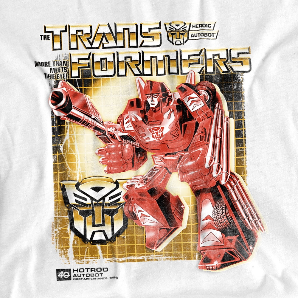 Transformers 40Th Anniversary T-Shirt Hotrod Box Unisex Graphic Tee for Men & Women