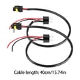 thumbnail image 5 of 2 uds H4 enchufes a 9006 bombillas arnés de cables faro antiniebla Cable adaptador de conversión, 5 of 5