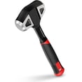 thumbnail image 2 of RGHJAR-3lb Hard Face Sledge Hammer, Heavy Duty One-Piece Forged Carbon Steel, 3-Pound Strike Drilling/Crack Hammer with Anti-Vibration Rubber Grip for Rock, Demolition & General Construction, 2 of 4