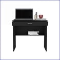 thumbnail image 4 of Desks Eden Contemporary Office Desk with Spacious Drawer | Black | Engineered Wood, 4 of 7