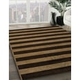 thumbnail image 3 of Ahgly Company Machine Washable Indoor Square Abstract Light Brown Area Rugs, 5' Square, 3 of 7