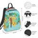 thumbnail image 2 of Fotbe USA Tourist Map Mochila Ligera para Hombres y Mujeres - Duradera y Resistente al Agua, Ideal para Escuela, Trabajo, Viajes y Uso Diario, 2 of 7