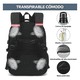 thumbnail image 4 of Mochila escolar impermeable para hombre 50L Lab.g negra, 4 of 5