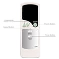 thumbnail image 3 of Mando a distancia de repuesto para Lasko 3637 Air Flexor de alta velocidad, A10802 Power Circulator, S08600 A20562 A20566 S20610 S20620 S20625 Cyclone Pedestal Fan, 3 of 5