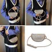 Aellinatey Elegant Studded Underarm Bags for Women Shoulder Bag Travel Satchel Purse