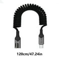 thumbnail image 4 of Bottone USB5 Braided Charging Cable 240W Power Delivery 80Gbps Speed 16K Resolution for Type C Electronics, 4 of 5