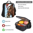 thumbnail image 5 of Pofeuu Christmas Horse Print Backpack Travel Backpacks With Lunch Bag Pencil Bag Set 3 pcs Set Cartoon Backpack, 5 of 7