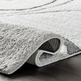 thumbnail image 5 of nuLOOM Carolyn Modern Shag Area Rug, 5' x 8' Oval, Beige, 5 of 8