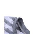 thumbnail image 4 of SUNSIOM Combinaison Décontractée Slim pour Femmes, Col Boutonné Manches Longues Justaucorps Rayé, 4 of 6