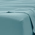 thumbnail image 4 of Noble Linens 4 Piece Solid Microfiber Bed Sheet Set, Ocean, TwinXL, 4 of 7
