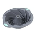 thumbnail image 2 of EeaseCA 1Pc Silicone Chiffon Cake Baking Tray Savarin Baking Tool (Light Grey), 2 of 7