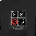 thumbnail image 2 of Men's Pirates of the Caribbean: On Stranger Tides Black and White Character Photos  Sweatshirt Black Large, 2 of 4