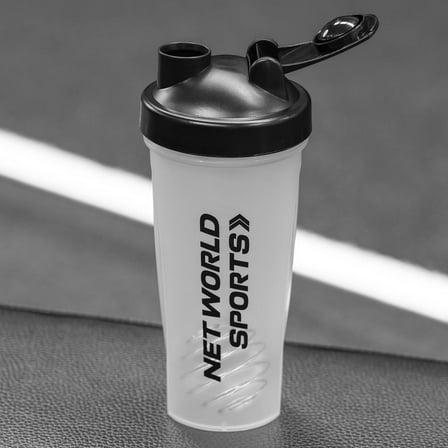 Protein Shaker Bottle (700ml), Black [Pack of 1]