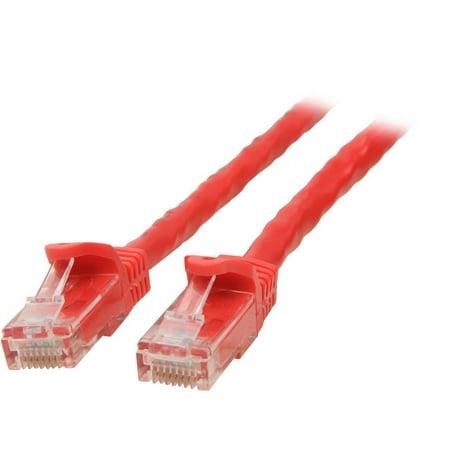 UPC: 0065030838238 | StarTech.com N6PATCH3RD 3 ft. Cat 6 Red Snagless Cat6 UTP Patch Cable – ETL Verified