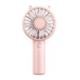 thumbnail image 2 of Leeye Portable Handheld Fan USB Rechargeable Mini Personal Cooling Fan 5 Speeds Brushless Motor Quiet Desk Fan for Travel Office Home, Pink, 2 of 6