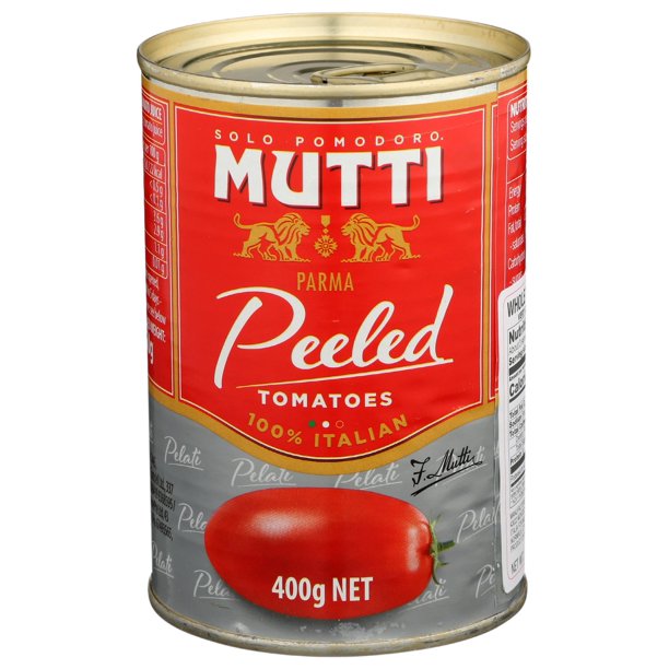 Mutti Whole Peeled Tomatoes (Pelati), 14 oz, Can