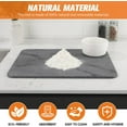 thumbnail image 3 of Stone Dish Drying Mat for Kitchen Counter - 11.8"x15.7" Dirt-Resistant Quick Drying Fast Absorbent Non-Slip Diatomite Mat, Natural Diatomaceous Earth Dish Drying Pad for Dish Rack, 3 of 13