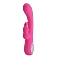 thumbnail image 2 of Pretty Love Novak Handle Rabbit Vibrator, Pink, 2 of 6