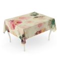 thumbnail image 1 of LADDKE Yellow Floral Vintage Daisy Chamomile Flowers Colorful Retro Natural Tablecloth Table Desk Cover Home Party Decor 60x120 inch, 1 of 1