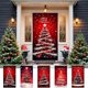 thumbnail image 1 of Decoración Navideña para Puerta | Decoración para Fiestas Navideñas | Cortina Colgante para Árbol de Navidad | Tela de Nailon | 200 X 90 Cm | 1 Unidad | Color a, 1 of 6