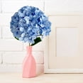 thumbnail image 3 of JingChun Artificial Fake Flowers Plants Silk Hydrangea 1 Flower Head Arrangements Wedding Bouquets Decorations Plastic Floral Table Centerpieces Home Kitchen Garden, 3 of 4