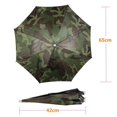 thumbnail image 2 of 1 Uds. Parasol de pesca con protector solar de camuflaje con pegamento plateado, 2 of 5